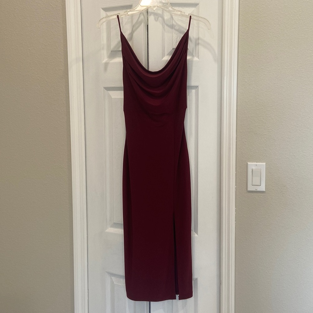 Burgundy Dress